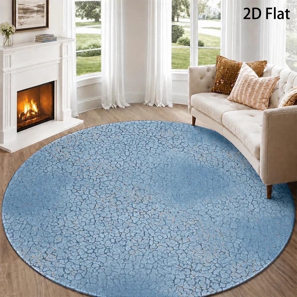 Teal City Map Round Rug Vintag - Commercial Road Printing review and price
