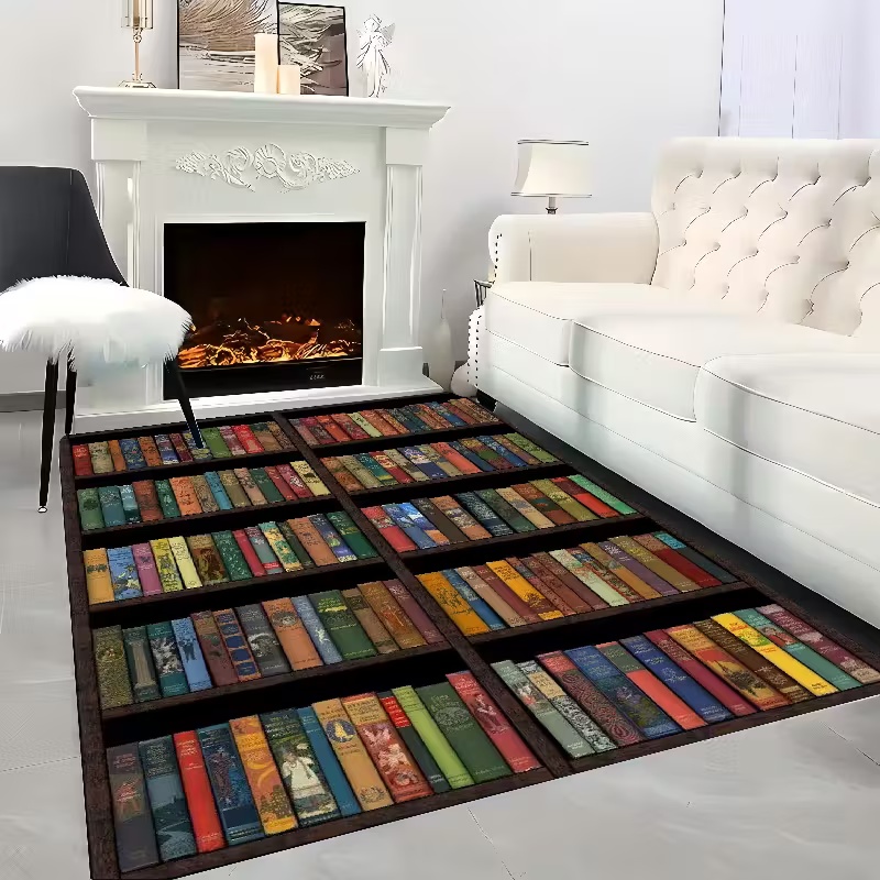 Bookshelf Area Rug for Teen St - Commercial Book Printing Machines review and price