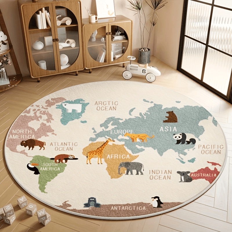 Newest 2D Round Carpet Cartoon - Commercial Printing Services review and price